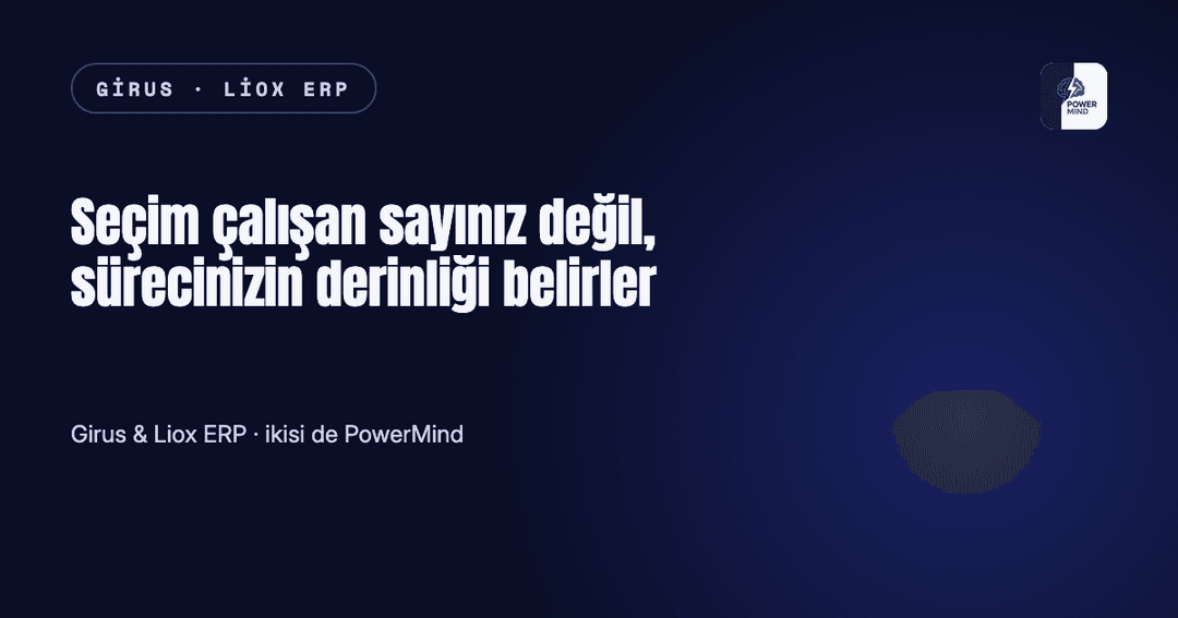 girus mu ERP mi? Küçük İşletme İçin Doğru Seçim